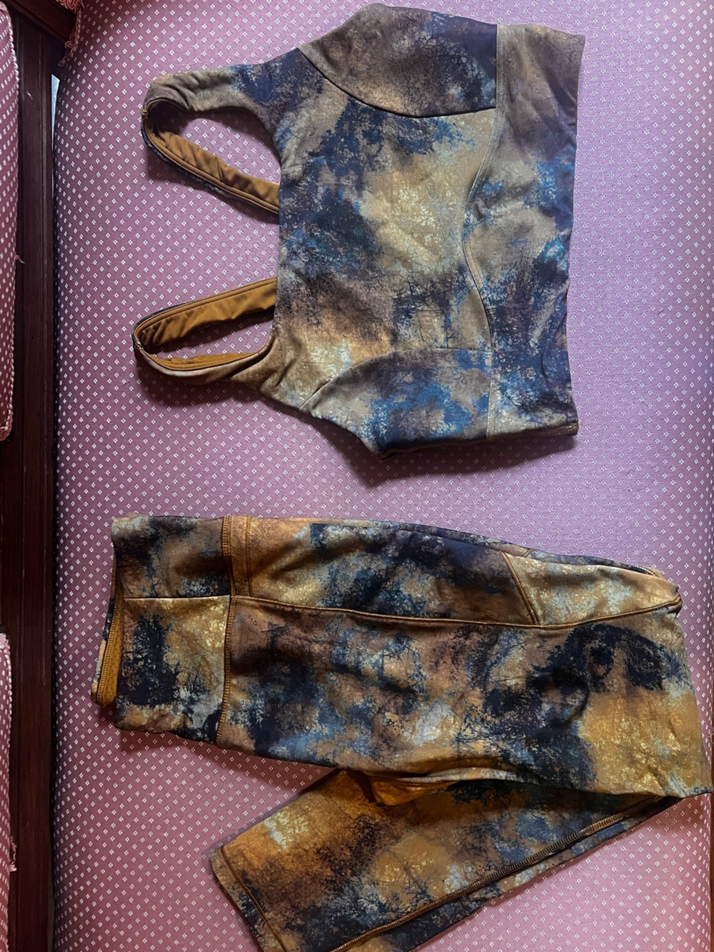 Calia earth-toned workout set